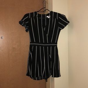 Pinstripe romper